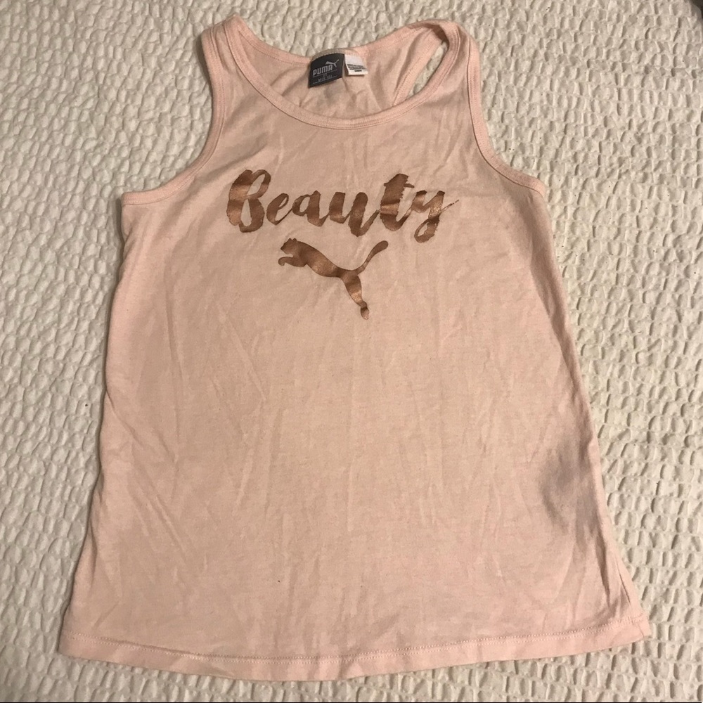 Blush Pink Puma Tank Top